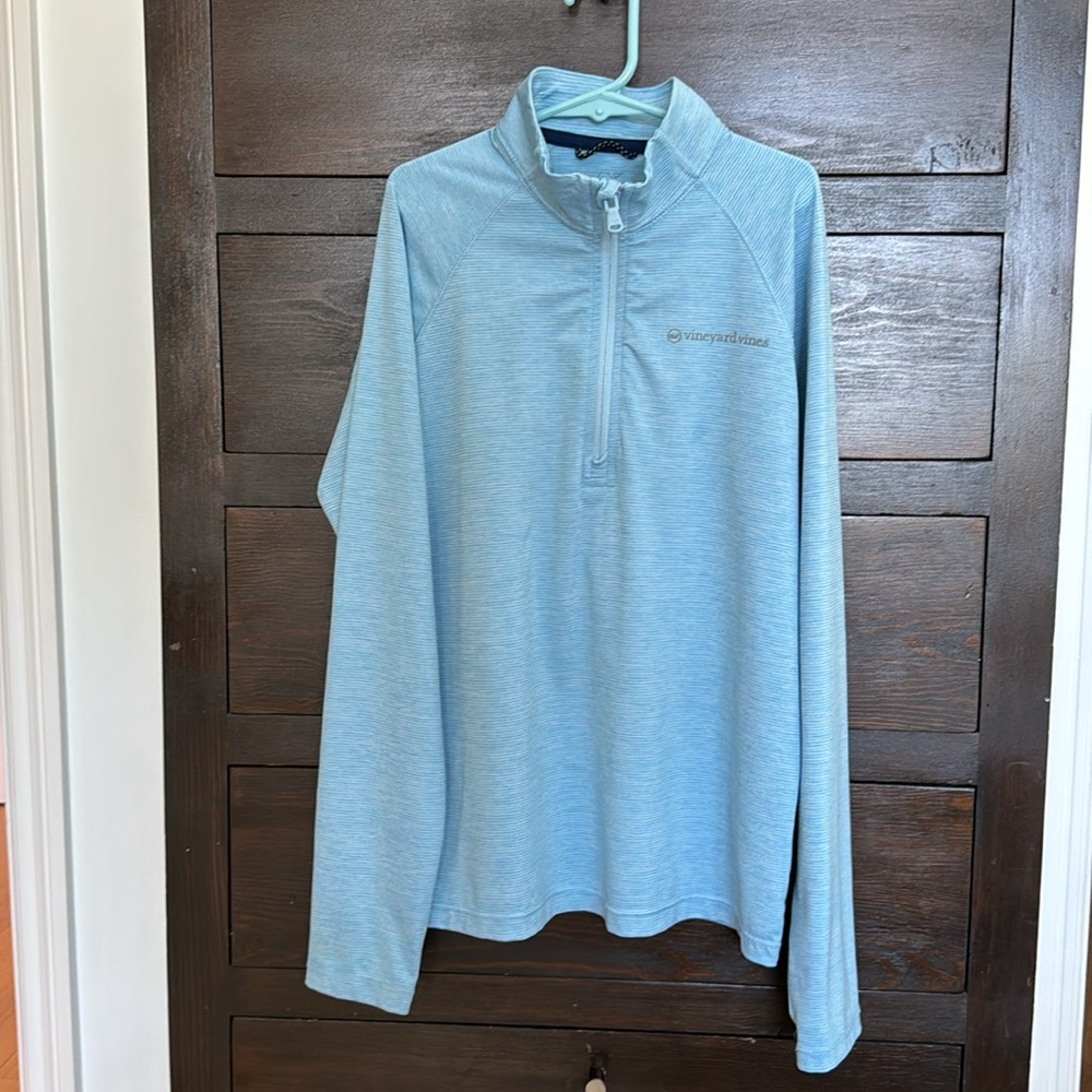 Vineyard Vines Boys' Sankaty Quarter-Zip-Size M (12-14)